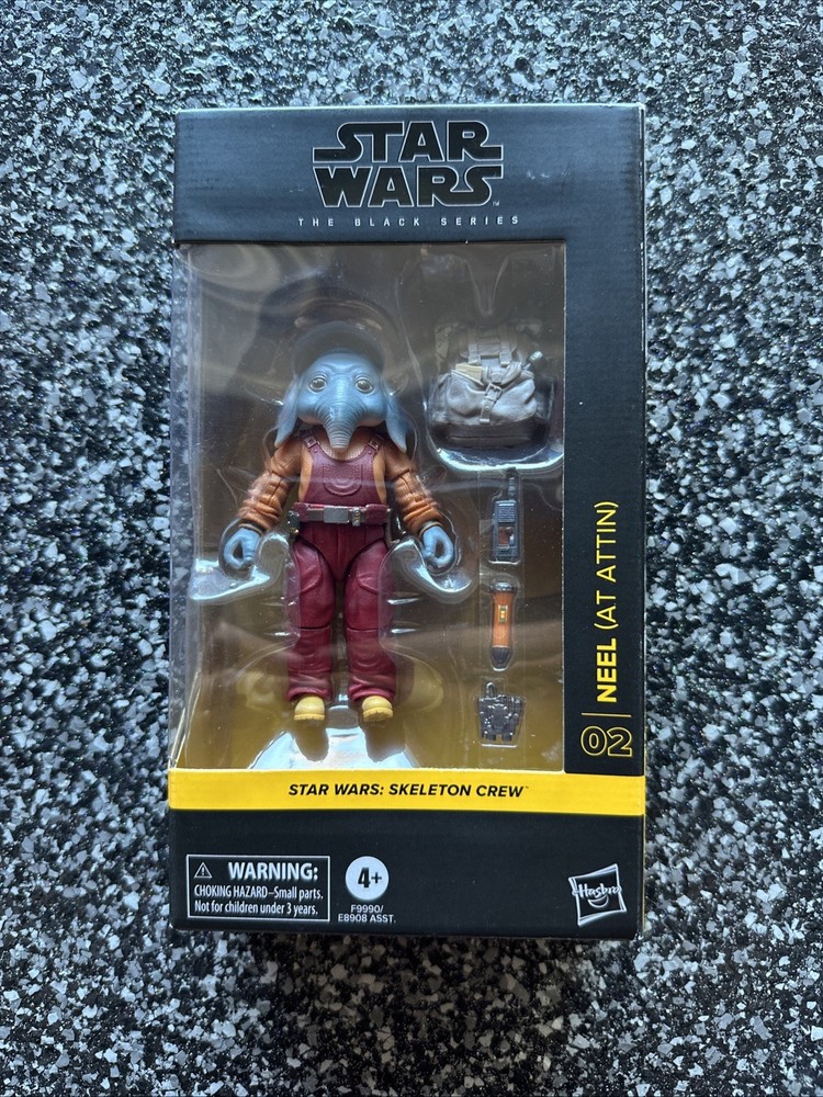 HASBRO STAR WARS BLACK SERIES NEEL AT ATTIN #02 SKELETON CREW ACTION FIGURE, NEW