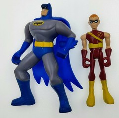 Vtg DC Comics Action Figure Lot Of 8 Late 90s Early 00s Batman Superman Two Face