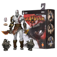 NECA God of War 3 Ultimate Kratos Ghost Of Sparta Flame Knife 7in Action Figure