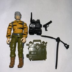 Vintage 1988 Hasbro G.I. Joe LIFELINE V2 Tiger Force 3.75” Action Figure PC3