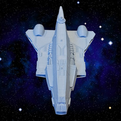 3D Printed Star Wars Gozanti Class Cruiser for SW Aramda