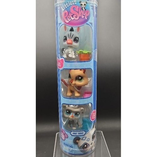 Littlest Pet Shop Pet Trio Set 1006 Sealed Tube Collectible Figures Accessories