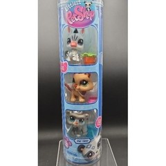Littlest Pet Shop Pet Trio Set 1006 Sealed Tube Collectible Figures Accessories