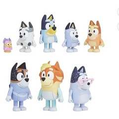 Bluey Extended Heeler Family Figure 8-pack, 2.5-3 inch Action Figures, Ages 3+