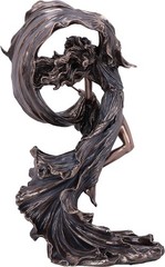 Nemesis Now Bronze Nyx Greek Goddess of the Night Starry Sky Figurine,27.5cm