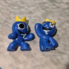 Rainbow Friends Figure Lot of 7 Blue Green Orange Cyan Red Roblox Collectibles