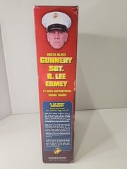 Gunnery Sgt R Lee Ermey Dress Blues Marine 12″ Figure 2006 Sideshow Signed
