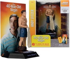 The 40 Year Old Virgin Movie Maniacs 6″ Andy Stitzer Posed Figure McFarlane Toys