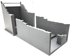 1:18 Scale TMNT Alleyway Swap Street Diorama 3D Printed Urban Display for 4-In