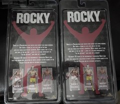 NECA Reel Toys Rocky Balboa Set Of 2 Sylvester Stallone