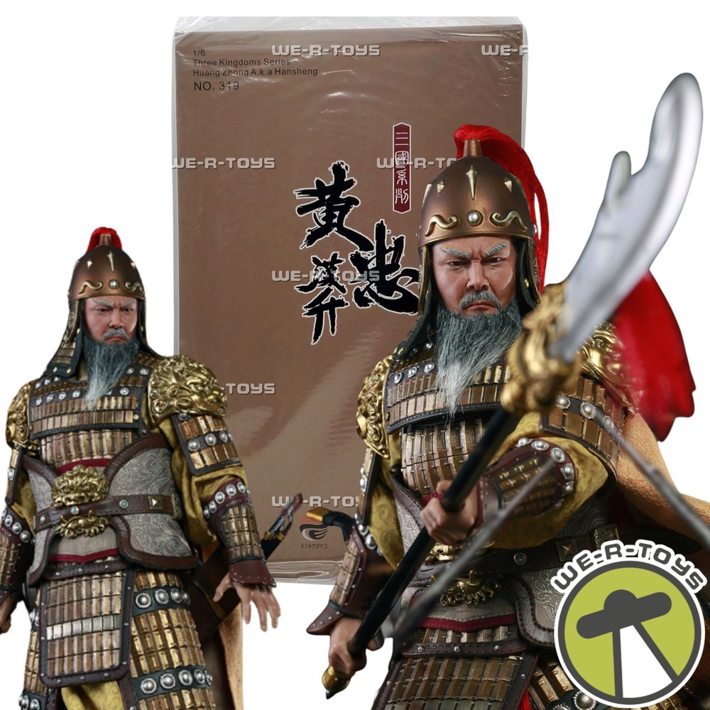 303 Toys The Three Kingdoms Series Huang Zhong AKA Hansheng 1/6th Figure 319 NEW