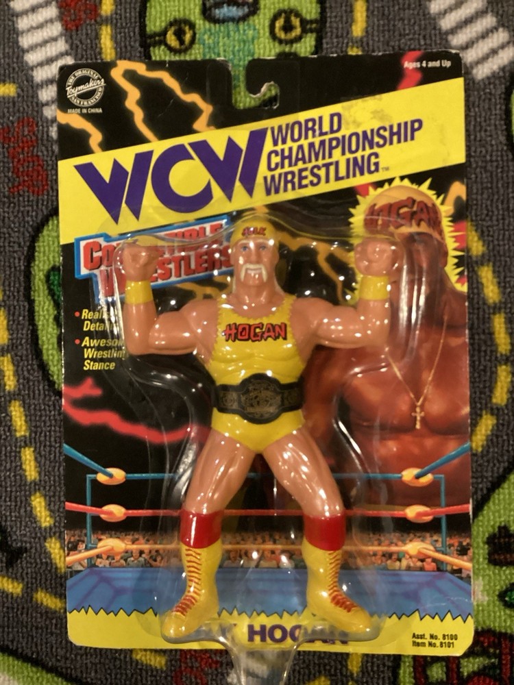 WCW Collectible Wrestlers Hulk Hogan Original San Francisco Toymakers 1994