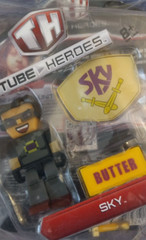 Tube Heroes Sky Butter 3″ Character with Accessories Figure Toy Game Jazwares