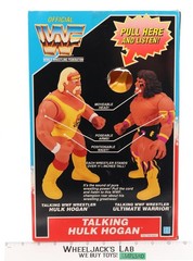 Talking Hulk Hogan WWF Wrestling 1990 Hasbro Vintage 12″ Figure WORKS MIB