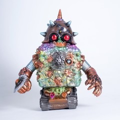 Paul Kaiju X Gunnzo 2015 Gobo King Japanese Soft Vinyl Sofubi Figure Mecha Robot