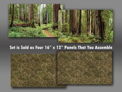 Oversize Endor Forest Backdrop Star Wars TVC Black Series Hasbro Kenner