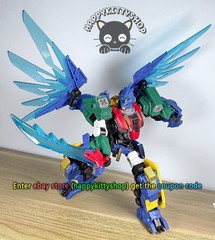 Quantum Heroes Dinoster Guardians Metatron Alpha Dragon Transformer Robot Figure
