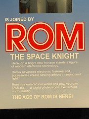 COMPLETE VINTAGE 1979 ROM THE SPACE KNIGHT w/ORIGINAL BOX & PALITOY DISPLAY BOX