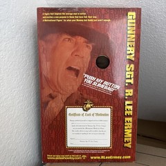 2001 Sideshow Gunnery Sgt. R Lee Ermey 12” Motivational Talking Action Figure