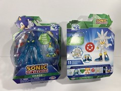 Jakks Pacific Sonic the Hedgehog 35th CHAOS w/CHAO & SILVER 4″ Action Figure