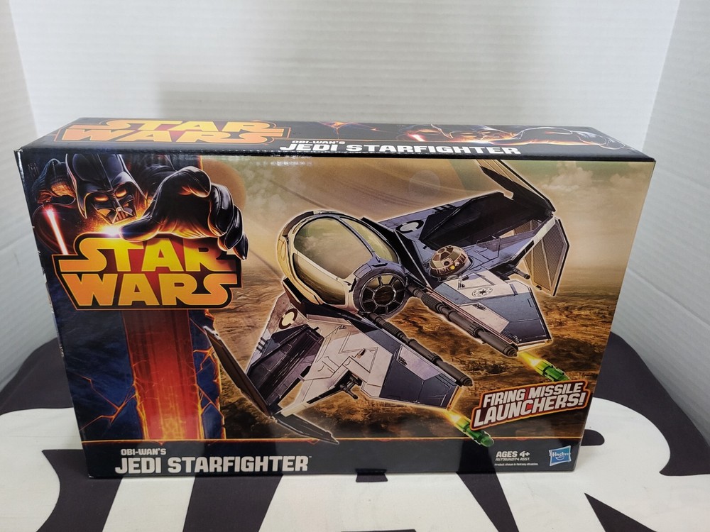 Obi-Wan’s Jedi Starfighter STAR WARS The Clone Wars 2014 BLUE Variant NEW MIB D1