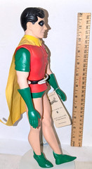 15″ Batman & 12″ Robin Figurines w/ Stands. Batman 1982, Robin 1976