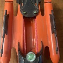 Vtg. 1966 Hasbro G.I. Joe Sea Sled INCOMPLETE Orange Black Toy Plastic Battery