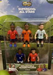 PMI Collectibles Supergoal All Stars 5-pack featuring iconic soccer players