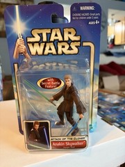 Star Wars Attack of the Clones Anakin Skywalker Hanger Duel Hasbro Sealed 2002