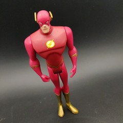 Flash Gold & Red suit Justice League Unlimited 4″ action Figure loose JLA