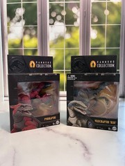 Jurassic World Hammond Collection Mattel Blue Velociraptor and Pyroraptor Figure