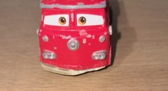DIsney Pixar Cars Red Fire Engine Truck Die Cast 4 Inch