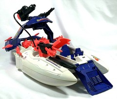 1993 G.I.Joe GI Joe Battle Corps SHARK 9000 with CUTTER Complete No Blueprints