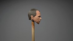 1:12 custom painted Simon Pegg, Benji from Mission Impossible head sculpt