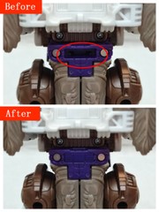 DIY Replenish Filler Upgrade Kit For Legacy United Beast Wars Universe Tigerhawk