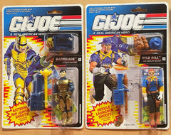 1991 GI JOE 3 Action Figure LOT Barricade Wild Bill Firefly A Real American Hero