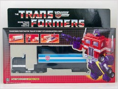 TRANSFORMERS G1 Reissue AUTOBOT Black Optimus Prime Christmas Birthday Gift Toy