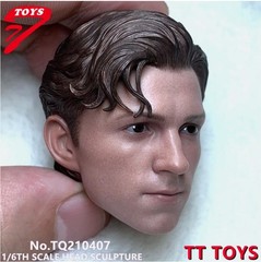 TTTOYS 1/6 Head Sculpt Spider-Man Tom Holland Fit 12inch Male PH TBL Figure doll