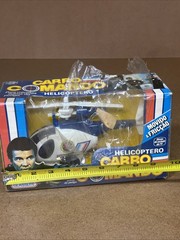 VTG 1985 GLASSLITE Helicopter Command Car Brazil Carro Comando RARE HTF NEW NOS!