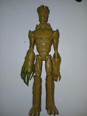 Marvel Titan Hero Action Figure Lot 7 Hulk Thanos Groot Spider-Man Captain Ameri