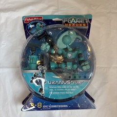 Fisher Price Planet Heroes Uranus Yuri Space Metallic Squad Figure New in Box