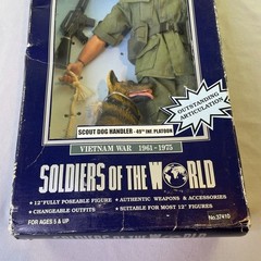 Soldiers Of The World Vietnam War Scout Dog Handler 49th Infantry Platoon Figure