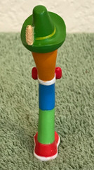 Vaulted 2011 Richard Scarry 2.5” LOWLY WORM PVC Action Figure, Excellent, Clean