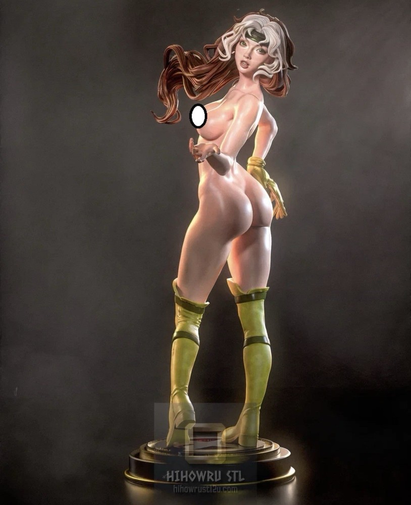 Rogue Nsfw 3d figure/statue 25 cm Handmade Collectible