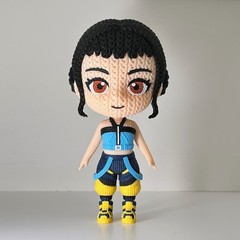Rumi Zoey Mira – K-Pop Demon Hunters Knitted Texture Figures Display Model