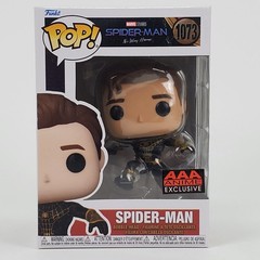 Funko Pop Marvel Spider-Man No Way Home 1073 AAA Anime Exclusive Black Gold Suit
