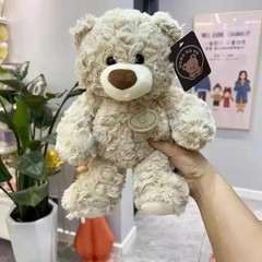 25cm Cute Bow Tie Teddy Bear Plush Toy Kids Birthday Gift Pillow Decor Home Room