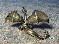 Brass Pokemon Figures – Set of 6 – Charizard, Dragonite, Ivysaur.. – From Japan