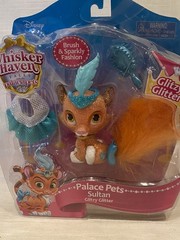 NEW 2017 Disney Whisker Haven Palace Pets Jasmines Sultan Glitzy Glitter