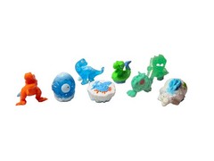 ZURU Smashers Dino Ice Age Mini Figure Lot of 8 Dinosaur Egg T Rex Toys